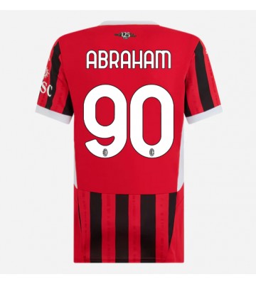 AC Milan Tammy Abraham #90 Replika Hjemmebanetrøje Dame 2024-25 Kortærmet